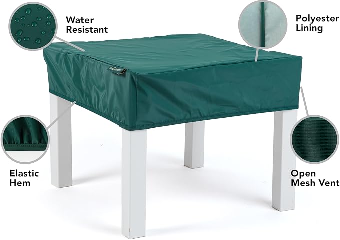 Covermates Classic Square Table Top Cover – All-Weather Outdoor Table Protection - Image 5