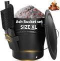 AMAGABELI GARDEN & HOME XL 3-Gallon Metal Ash Bucket by AMAGABELI+GARDEN+%26+HOME