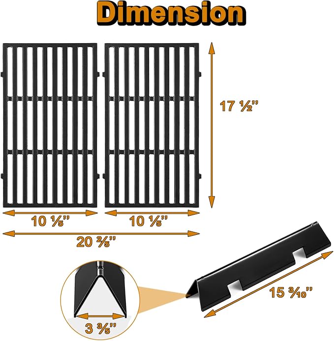 Spirit E-210 Flavorizer Bars Grill Grates Replacement Parts - Image 2