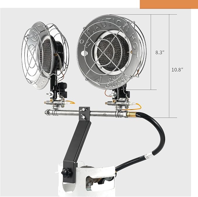Propane Tank Heater Attachment, Propane Tank Top Heater, 000 BTU Portable - Image 6