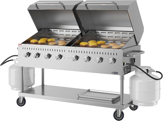 60 in. 8-Burner Commercial Outdoor Propane Gas Grill - Image 3