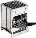 REDCAMP Wood Burning Folding Camp Stove Stainless Steel Grill, Portable by REDCAMP
