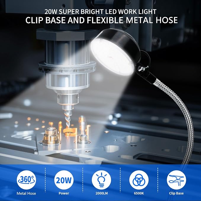 Clamp Light, LED Work Light - Image 9