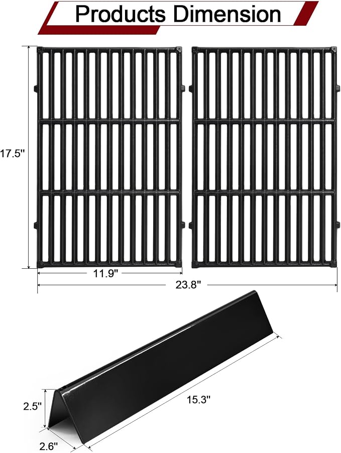 Hiorucet 7638 Grill Grates 7636 Flavorizers Bars - Image 2