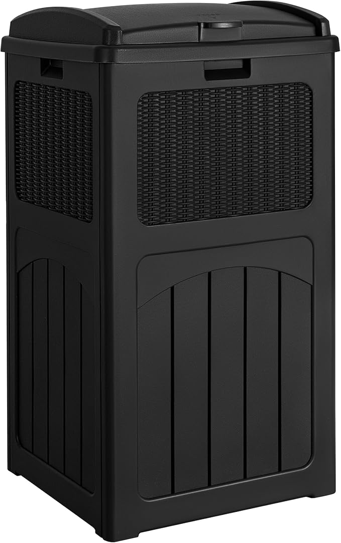 Devoko 33 Gallon Outdoor Trash Can by DEVOKO