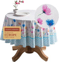 Maison d' Hermine Table Cloth Round Table 100% Cotton 69 Inches Tablecloth by MaisondHermine