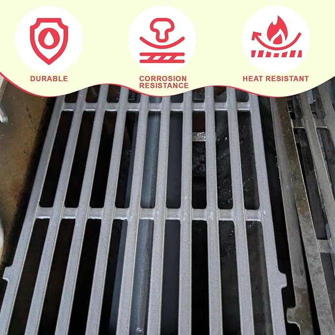 7637 17 Inch Grill Grates for Weber Spirit and GS4 Spirit II 200 Series Grills - Image 4