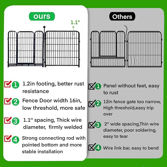 ADAVIN Tall Garden Fence Border - Image 4