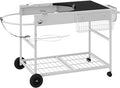 JY QAQA Grill Table for Weber 22" & 18" Original Kettle, Stand Cart for Jumbo by JYQAQA