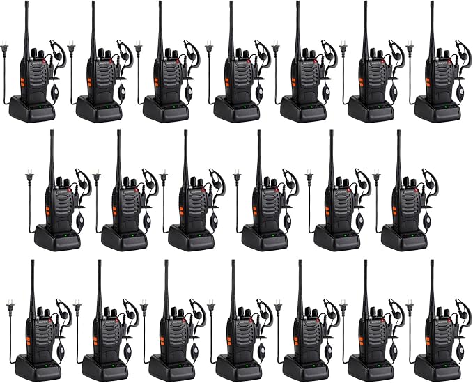 Baofeng Walkie Talkies 888S Rechargeable Long Range by BAOFENG