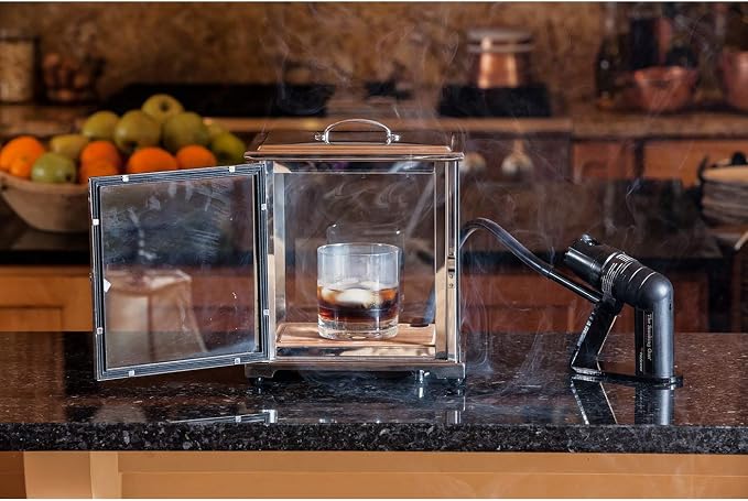 Crafthouse by Fortessa Glass Cocktail Smoking Box - Image 3