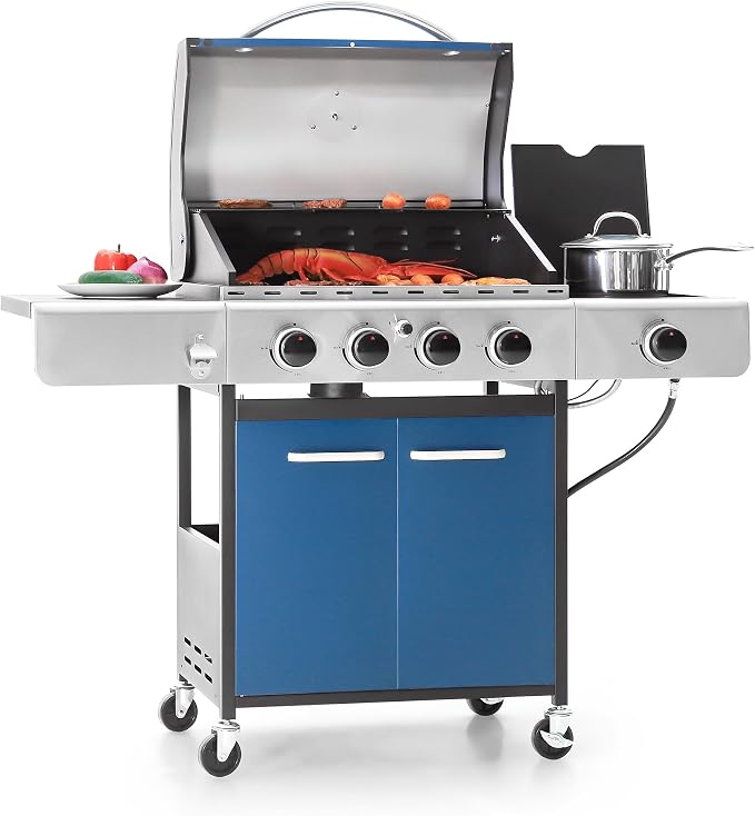 Captiva Designs 4-Burner Propane Gas BBQ Grill by CaptivaDesigns