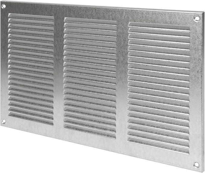 Repa Market 12x8 Inch Air Vent Cover/Galvanized Steel Louvered Grill Cover - Image 9