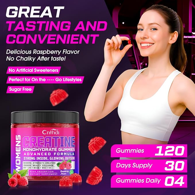 Creatine Monohydrate Gummies 6000MG Pre-Workout - Image 5