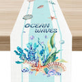 Nautical Coastal Table Runners by Unknown