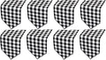 8 Pack Buffalo Check Table Runners Plaid Table Runner by FIGEPO