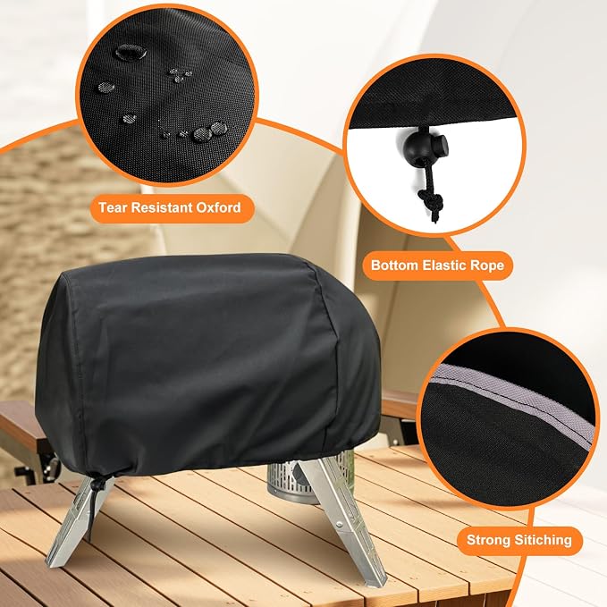 Pizza Oven Cover for Gozney Roccbox Portable Pizza Oven, Waterproof Dustproof - Image 3