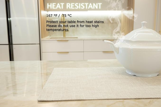Placemat Set-Washable Place Mats - Image 6
