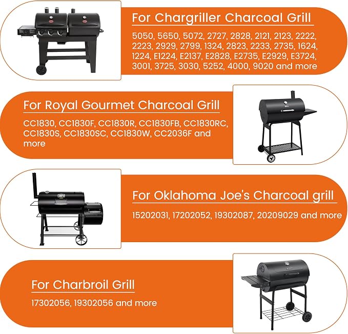 Adjustable Ash Pan for Chargriller Charbroil Grill Charcoal Tray Metal Ash Drip - Image 6