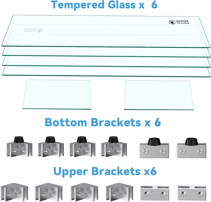 Skyflame Fire Pit Table Glass Wind Guard - Image 7
