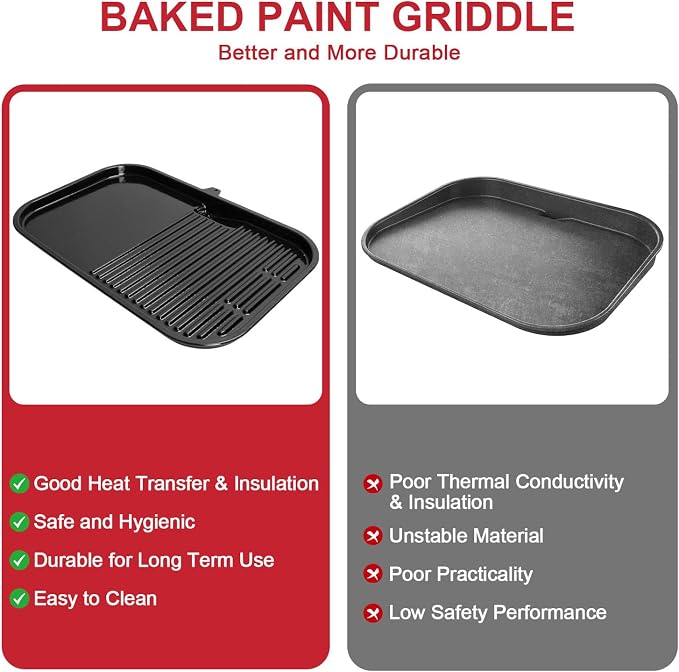 Griddle Plate for Ninja Woodfire Pro XL Connect OG800 OG900 Series, Flat Top - Image 4