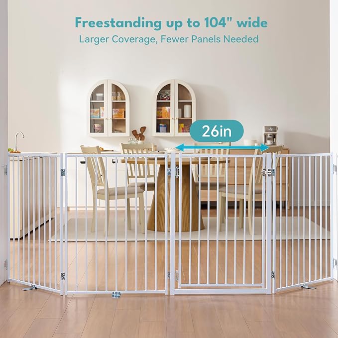 No Pawblems Free Standing Dog Gate - Image 3