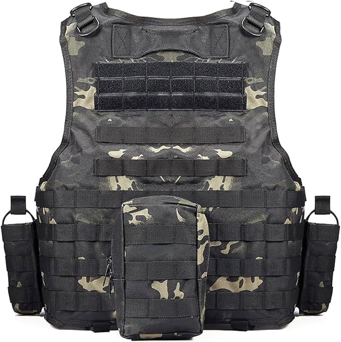 YAKEDA Adjustable Tactical Airsoft Training Vest | Camping, Gift - Image 2