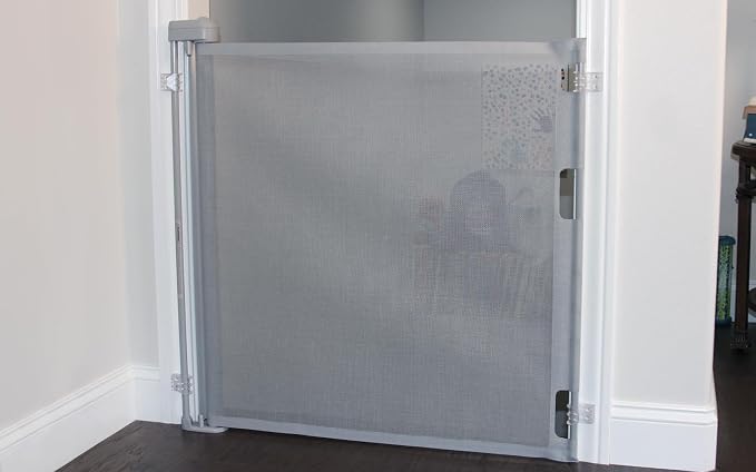 Retract-A-Gate 52" Gray: The Original and only Made in USA Retractable Baby by SmartRetract