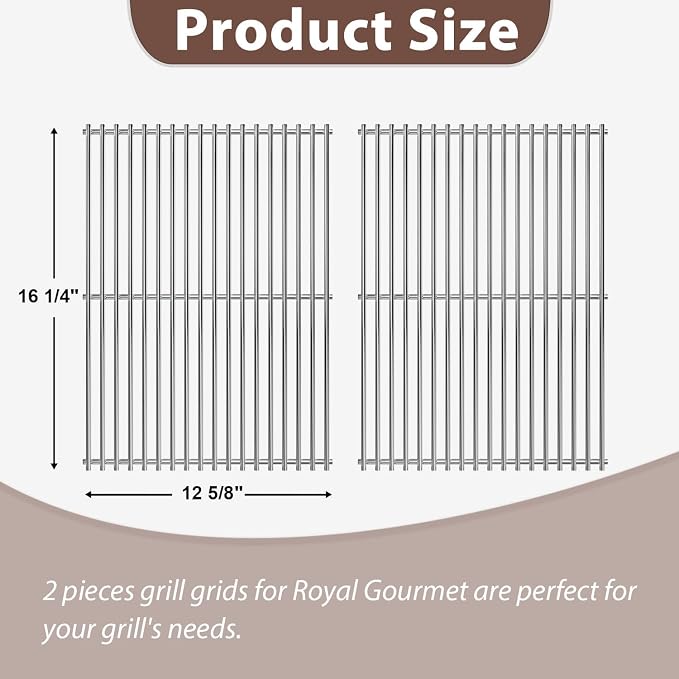 2-Pack Grill Grate Replacement Parts - Image 2