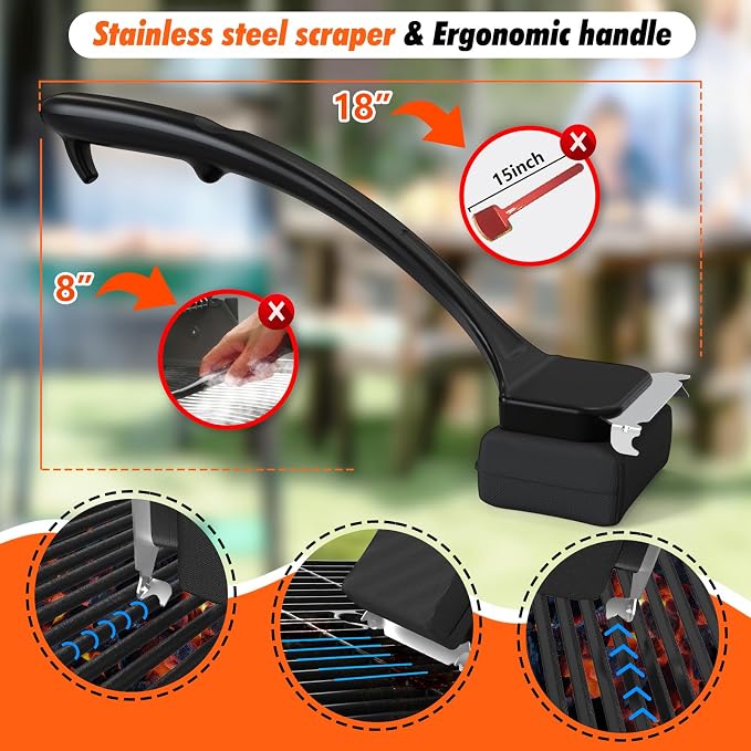 Steam Grill Brush Bristle Free - Image 4