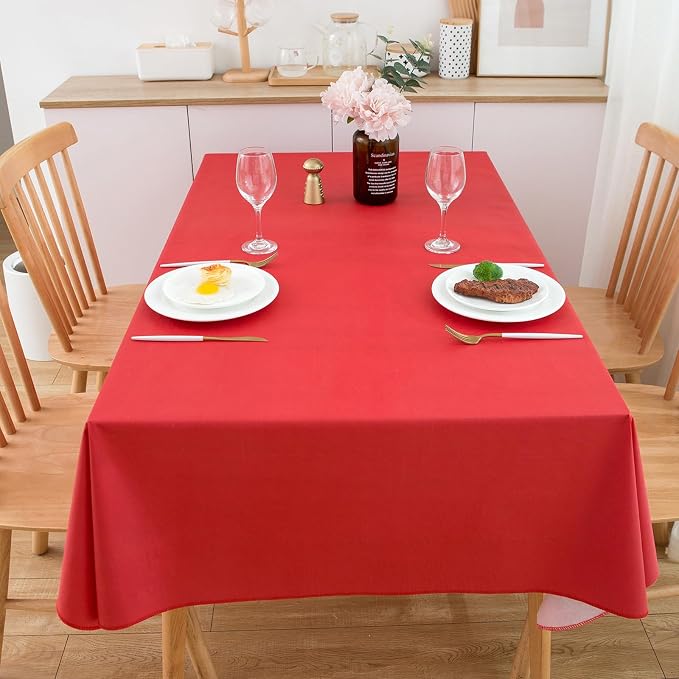 LIBERECOO Vinyl Christmas Tablecloth - Image 9