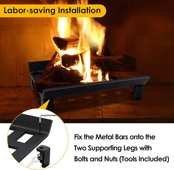 STBoo Fireplace Grate 13inch - Image 6