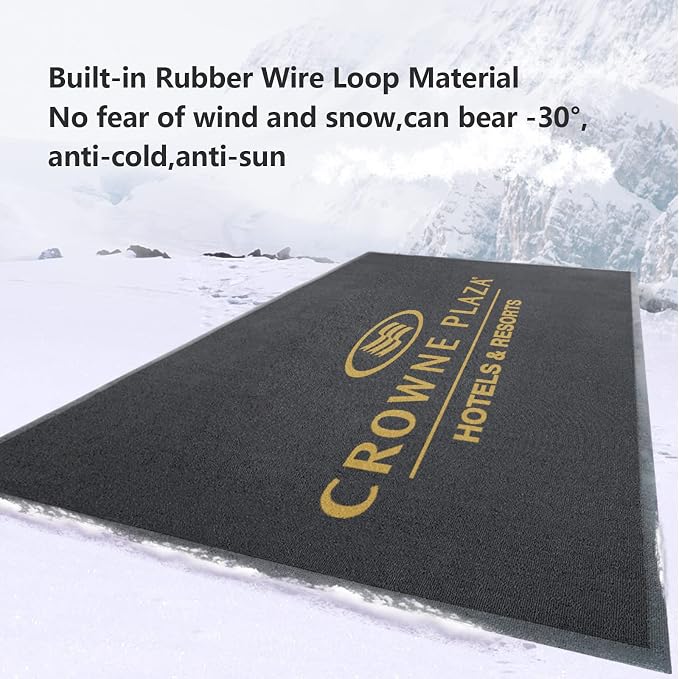 ALLEVI Custom Door Mat Commercial Grade Area Rugs Entryway Carpets Personalized - Image 6