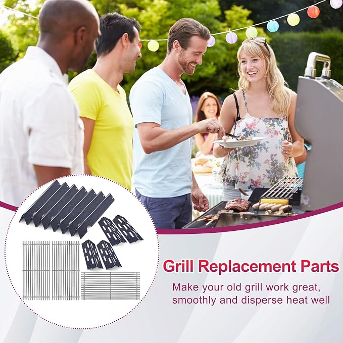 Grill Grate and Flavorizer Bars Heat Deflector Grill Parts - Image 8