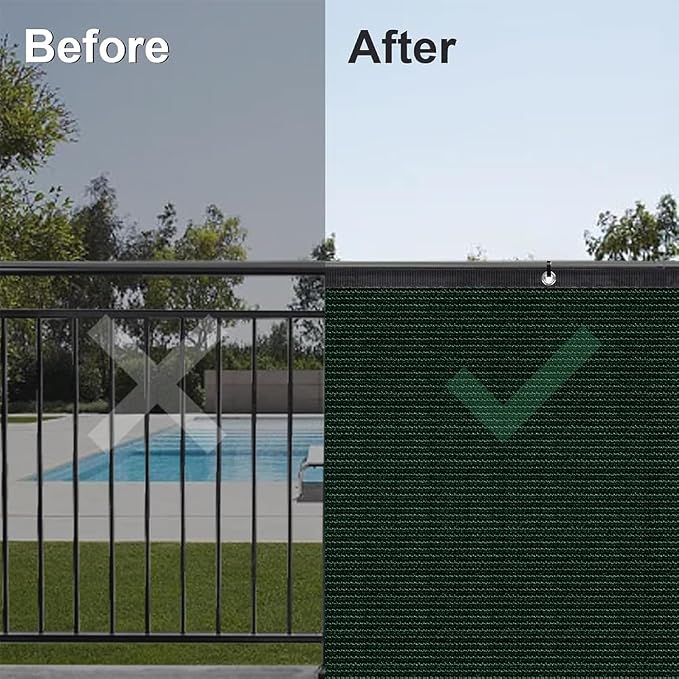 LITA 4' x 197' Garden Privacy Fence Screen Cover UV Protection - Image 3