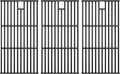 GGC 19 1/4" Grill Grates for Brinkman 810-8500-S 810-8501-S 810-8502-S by GGCProducts