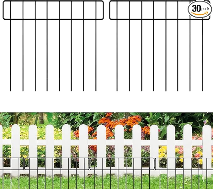 42.5FT Garden Fence Animal Barrier by HIHADUUM