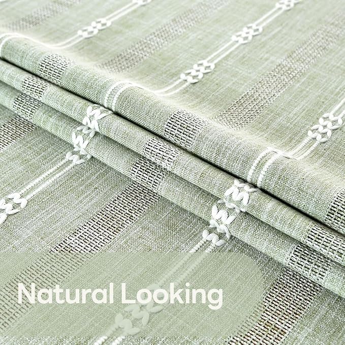 Heavy Duty Cotton Table Cloth for Rectangle Table Sage Green Tablecloth - Image 3