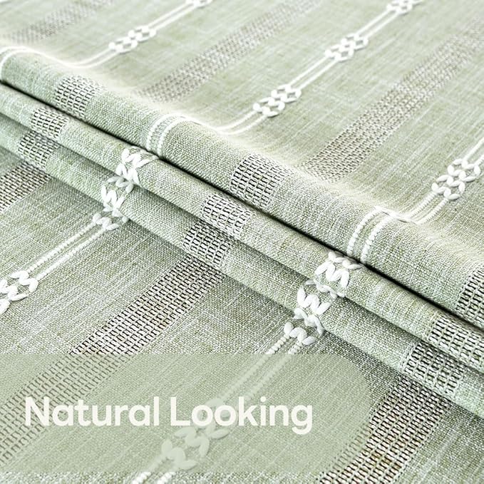 Heavy Duty Cotton Tablecloth for Square Table Sage Green Farmhouse Vintage - Image 3