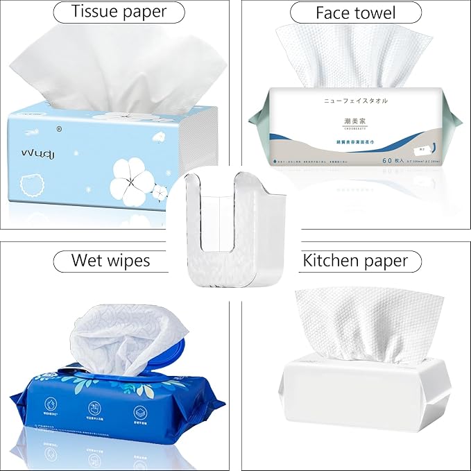 Kitchen Wipes Storage, Flushable Wipes Holder - Image 3