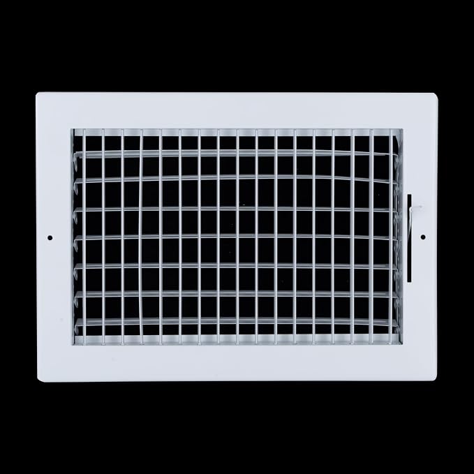 Fits 12x8 Duct Opening Steel Adjustable Air Supply Grille by Handua | Register - Image 3