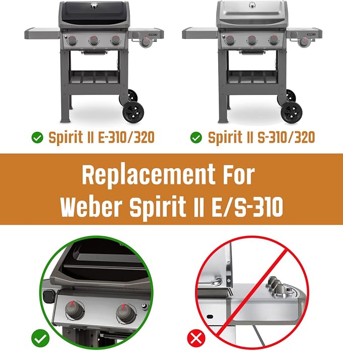 Grill Replacement Parts for Weber Spirit II 300 Series, GS4 Spirit II E310 E320 - Image 3