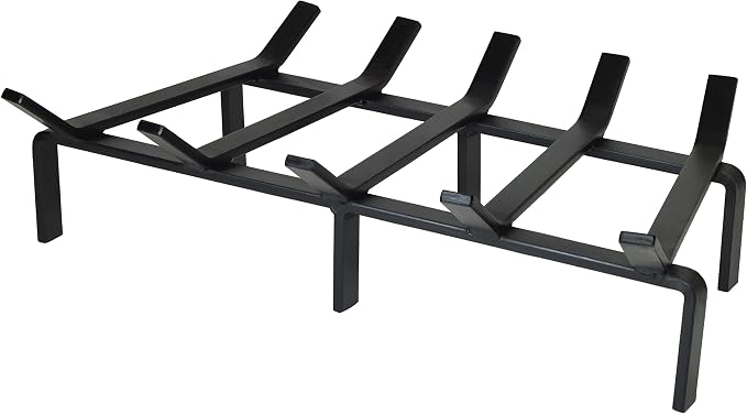SteelFreak Heavy Duty Steel Fireplace Grate by SteelFreak