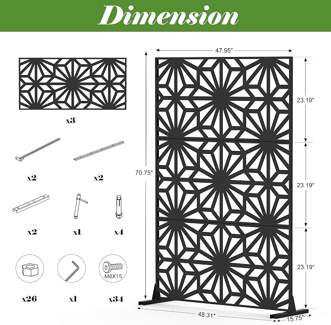 Domi Metal Privacy Screens and Panels - Image 7