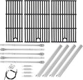 BQMAX 17 Inch Grill Grate Kit for Charbroil Performance 5 Burner Grill by BQMAX