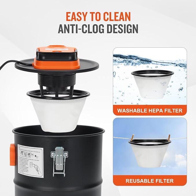 Ash Vacuum Cleaner -2.6 Gallon Fireplace Ash Vac - Image 4