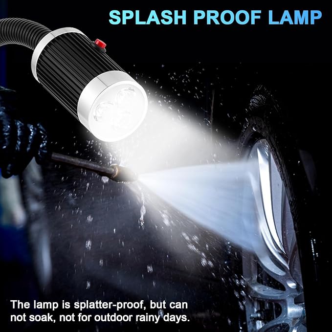 YJINGRUI 9W LED Magnetic Work Light, 900LM Super Bright Gooseneck Lamp - Image 5