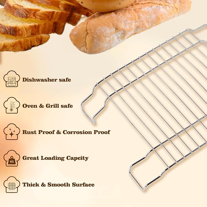 VBGK Cooling Rack, Heavy Duty Stainless Steel Wire Rack - Image 8
