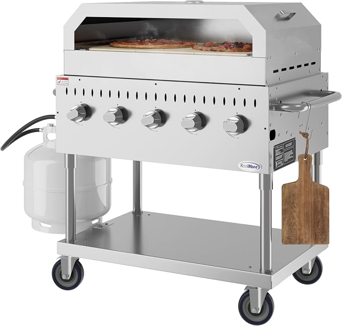 KoolMore 36 in. Commercial Outdoor Propane Grill - Image 2