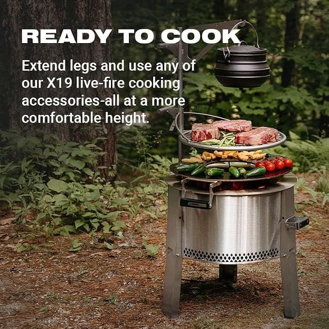Breeo Smokeless Fire Pit | 21 inch Portable Smokeless Firepit - Image 5